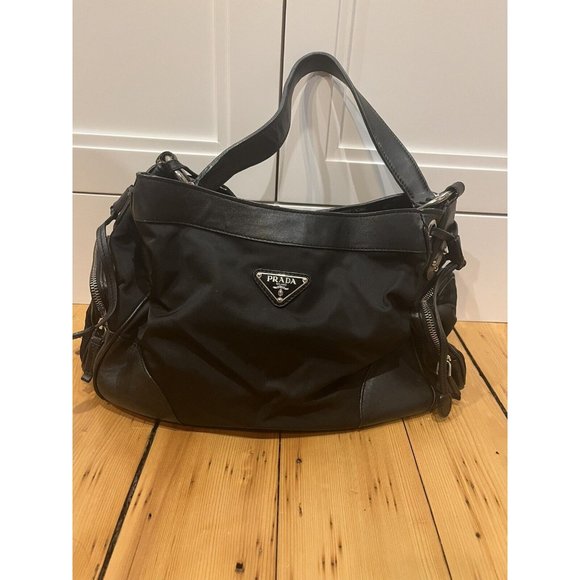 PRADA Necessaire VIT/DAINO PRINT Shoulder Bag Purse With Authentication - Picture 1 of 8
